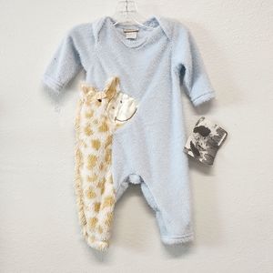 Vintage Cach Cach Boutique Giraffe Romper 9M NWT